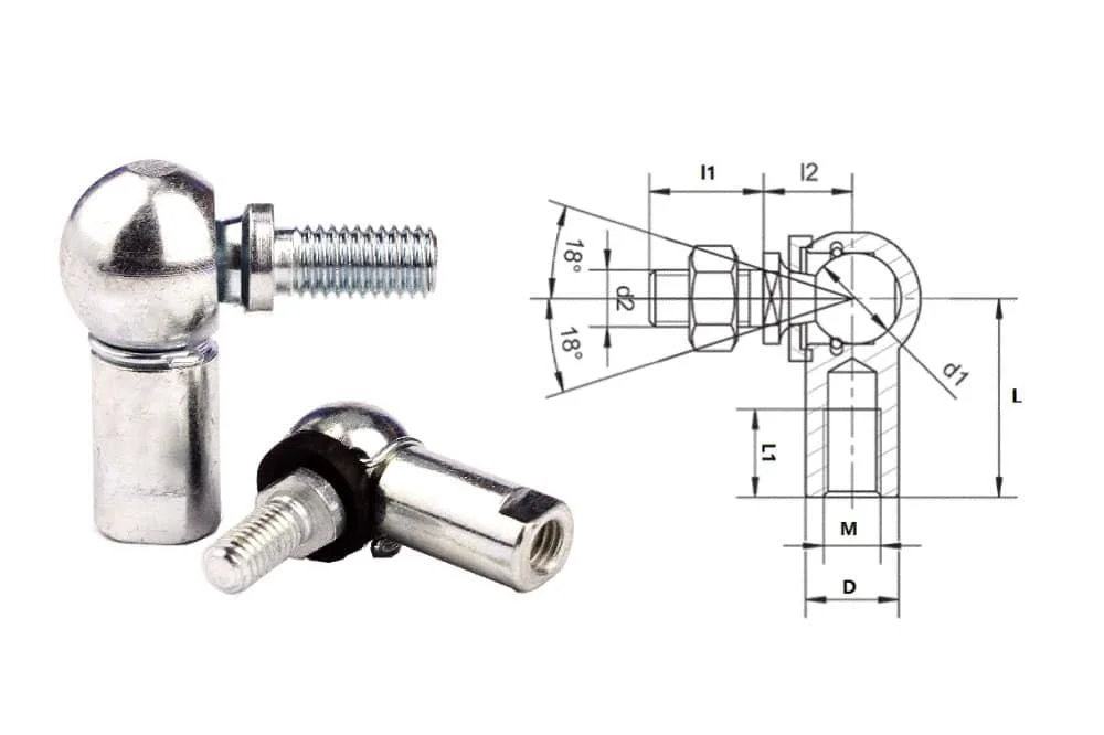 QD ES ball joint 22 SYZ Rod Ends