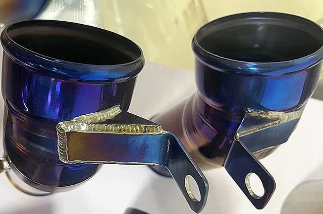 Titanium Exhaust Pipe Parts SYZ Rod Ends Titanium exhaust pipe components for custom builds