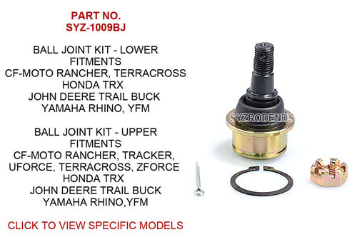 Upper and Lower Ball Joint for CF-Moto Honda Yamaha John Deere SYZ-1009BJ