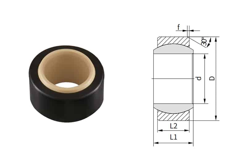 KFEM-plastic spherical bearing