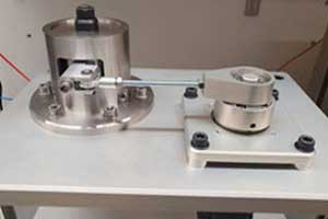 Oscillation angle test for small ball joints